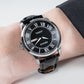 OBLVLO GC-SIM Black Dial 41mm Classic Roman Numerals & Day Date Automatic Watch