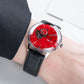 Classic Meets Modern OBLVLO NW Series 40mm Automatic Victory Red Color Partial Skeleton Dial Dress Watch