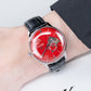 Classic Meets Modern OBLVLO NW Series 40mm Automatic Victory Red Color Partial Skeleton Dial Dress Watch