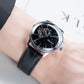 40mm Automatic Mens Watch With Black Partial Skeleton Dial & Black Band By OBLVLO NW Series
