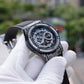OBLVLO HM-GT - Men's Classic All Black Case & Dial with Date Miyato Automatic Movement Waterproof Watch