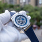 OBLVLO HM-GT Men's Miyato Automatic Watch 44MM Dial 50M Water Resistant Luminous Pointer with Date Display