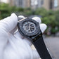 OBLVLO HM-GT - Men's Classic All Black Case & Dial with Date Miyato Automatic Movement Waterproof Watch