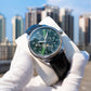 OBLVLO WM 41mm Green Dial Men's Luxury Automatic Multi-Function Calendar Watch