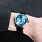 OBLVLO WM 41mm Ice Blue Multi-function Automatic Watch - Luxury Day Date/Moonphase Watch For Mens