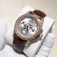 Luxury Rose Gold & Zirconia Bezel Multifunctional Mechanical Moon Phase Style Automatic Watches For Men - OBLVLO GCM-MUT