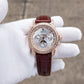 Luxury Rose Gold & Zirconia Bezel Multifunctional Mechanical Moon Phase Style Automatic Watches For Men - OBLVLO GCM-MUT