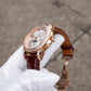 Luxury Rose Gold & Zirconia Bezel Multifunctional Mechanical Moon Phase Style Automatic Watches For Men - OBLVLO GCM-MUT
