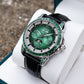 Luxury Green Zirconia Automatic Multifunctional Mechanical Moon Phase Style Watch - OBLVLO GCM-MUT