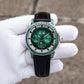 Luxury Green Zirconia Automatic Multifunctional Mechanical Moon Phase Style Watch - OBLVLO GCM-MUT