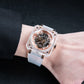 High Quality Full Sapphire Square Case Skeleton Automatic Watch For Men's - OBLVLO BRM Series Rose Gold Dial