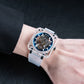Affordable Luxury OBLVLO BRM Series - Men's Full Sapphire Blue Skeleton Automatic Mechanical Watch