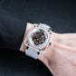 Affordable Luxury OBLVLO BRM Series Silver Dial & New Creative Full Sapphire Square Skeleton Automatic Watches