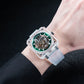 Affordable Luxury OBLVLO BRM Series Green Dial & Full Sapphire Square Case Skeleton Automatic Watch