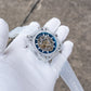 Affordable Luxury OBLVLO BRM Series - Men's Full Sapphire Blue Skeleton Automatic Mechanical Watch