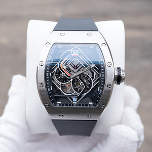 OBLVLO XM-RACING Luxury Automatic Mechanical Watches for Men - Japanese 82S7 Movemen/50M Waterproof