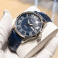OBLVLO GC-SIM Blue Dial 41mm Roman Numerals Day Date Automatic Dress Watch