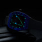 OBLVLO XM-NSK Black Carbon Fiber Watch - Luxury 50M Waterproof Tonneau Automatic Skeleton Watch