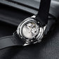 OBLVLO FM-DSL - Men's 40mm Square Luxury Black Baguette Stone Zircon/Moissanite Automatic Mechanical Watch