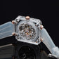 OBLVLO Affordable Luxury Rose Gold Skeleton Tourbillon Wrist Watch For Men - BR-TB-IPWR