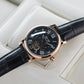 OBLVLO YM Black Dial & Rose Gold Luxury Multi-Function Tourbillon style Month/Week/Date Automatic Watches