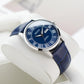 OBLVLO GC-SIM Blue Dial 41mm Roman Numerals Day Date Automatic Dress Watch