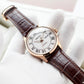 OBLVLO GC-SIM White Dial 41mm Rose Gold Roman Numerals Day Date Automatic Watch