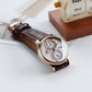 Affordable 42mm Rose Gold Two Eyes Mother of Pearl Subdial Automatic Watches - OBLVLO AM Vintage Dress Design Watch