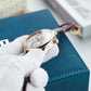 Affordable 42mm Rose Gold Two Eyes Mother of Pearl Subdial Automatic Watches - OBLVLO AM Vintage Dress Design Watch