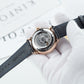 40mm Automatic Mens Watch With Black Partial Skeleton Dial & Black Band By OBLVLO NW Series