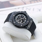OBLVLO HM-GT - Men's Classic All Black Case & Dial with Date Miyato Automatic Movement Waterproof Watch