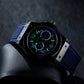 Rose Gold OBLVLO HM-GT Analog Miyato Automatic Waterproof Watches for Mens with Rubber Strap Luminous Easy Reader Dial