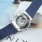 OBLVLO HM-GT Men's Miyato Automatic Watch 44MM Dial 50M Water Resistant Luminous Pointer with Date Display