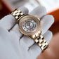 OBLVLO JW-S Rose Gold Diamond Stainless Steel Watches for Ladies - Ideal Gift for Holidays