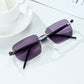 OBLVLO OBL-801-S: Luxury Retro Rectangle Purple Lenses Sunglasses For Mens & Womens, 400 UV Protection
