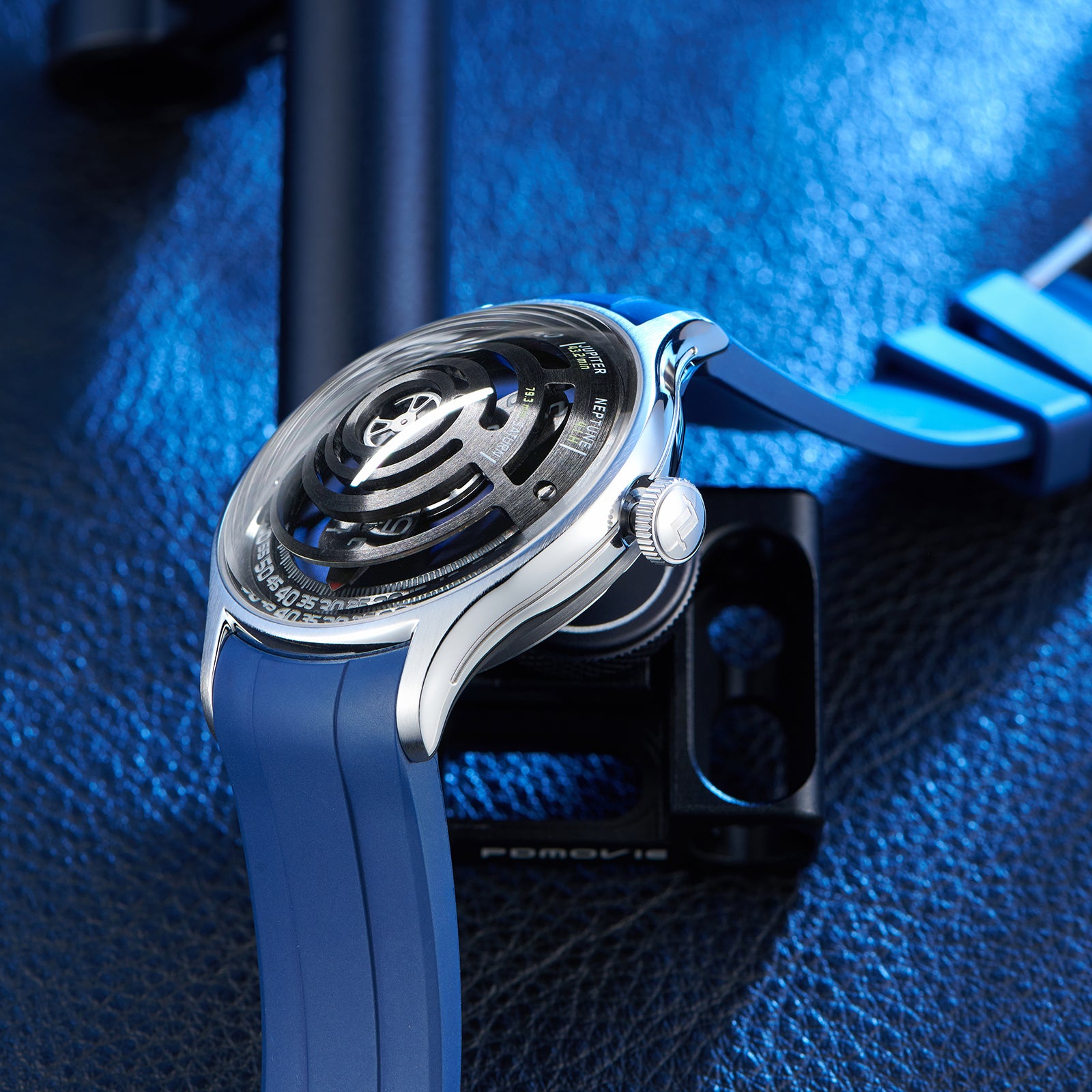 OBLVLO Orologio automatico da uomo 42MM Nuovo design Orologio da polso meccanico Luminoso girevole Quadrante piccolo Impermeabile Trisome Star Planet 1511 OBLVLO Orologio automatico da uomo 42MM Nuovo design Orologio da polso meccanico Luminoso girevole Quadrante piccolo Impermeabile Trisome Star Planet 1511