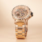 Best Affordable Luxury Automatic Rose Gold Skeleton Watches - OBLVLO LMQ