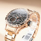 Rose Gold OBLVLO LMQ - Cool Luxury Mens Automatic Skeleton Watches for Sale