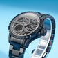 Cool Luxury Mens Automatic Skeleton Black PVD Case Watches for Sale - OBLVLO LMQ-BBBR