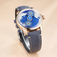 Unique Blue Pacific Ocean Maps Dial Automatic Watches For Mens - OBLVLO JM EARTH Series