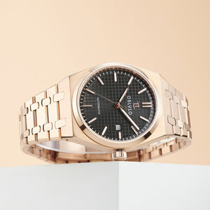 Vintage OBLVLO TM-SIM Rose Gold Men's Automatic Dress Watches for Sale