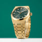 Affordable Luxury Yellow Gold Dress Automatic Watches Under $200 for Men - Royal Green OBLVLO TM-SIM