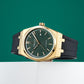 Affordable Luxury Yellow Gold Dress Automatic Watches Under $200 for Men - Royal Green OBLVLO TM-SIM