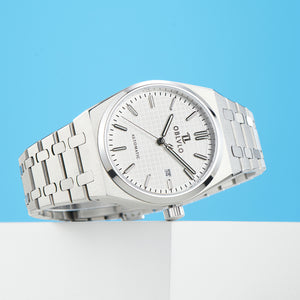 Best Affordable Mens Vintage Dress Sky Blue Dial Automatic Watches - OBLVLO TM-SIM