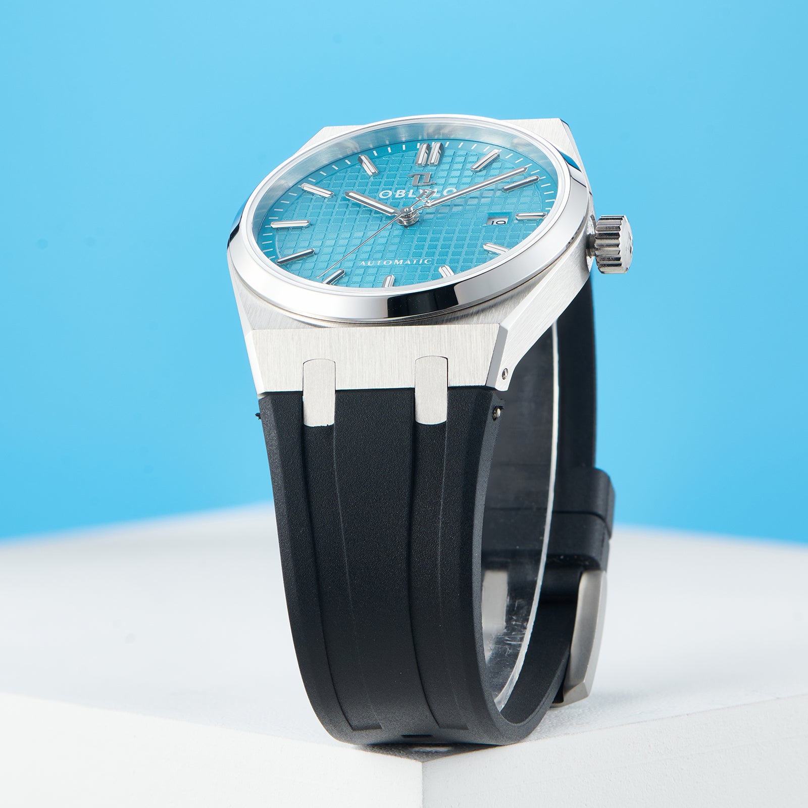 Best Affordable Mens Vintage Dress Sky Blue Dial Automatic
