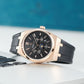 Affordable Luxury Rose Gold Chronograph Automatic Watches Under $200 for Men - OBLVLO TM-MUT