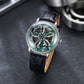 Supercar Alloy Wheels Green Dial as a OBLVLO SCM-SK Automatic Watch | Cool Skeleton Watches