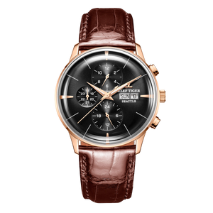 Luxury Rose Gold Automatic Dress Chronograph Watches at Reef Tiger Seattle Chiefs