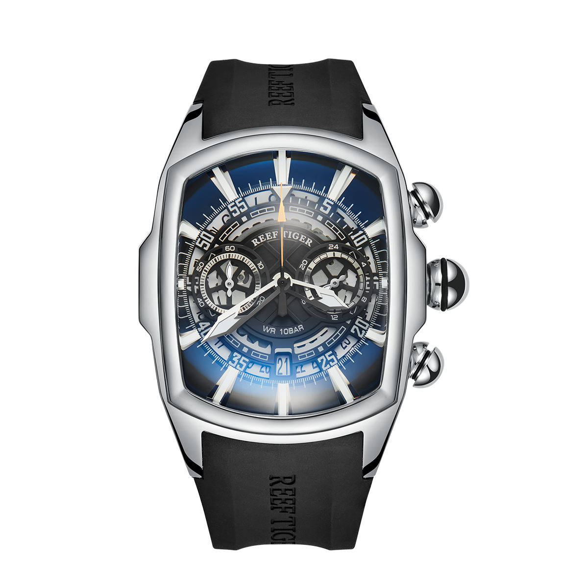 Luxury Reef Tiger Aurora Tank VK Chronograph Sport Watches for Mens