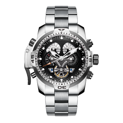 Reef Tiger Aurora Concept Luxury Men's Military Automatic Sport Watches